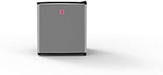 Hoover 62L Single Door Compact Refrigerator with Freezer Compartment - Mechanical Control, Adjustable Thermostat, Security Lock, 1 Removable Shelf, Defrost Feature, 1 Year Warranty, Silver - HSD-K62-S