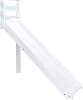 Twin Loft Bed with Slide for Boys and Girls,Toddler Loft beds with Safety Rails & Ladder,Save Space Design for Kids, Teens, Girls, Boys, No Box Spring Needed, White