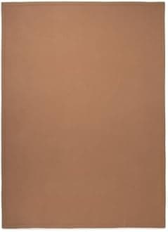 100% Camel Hair Throw Blanket for Sofa & Bed, Undyed Natural Color, Soft & Durable, Woven Design, 73" x 53”