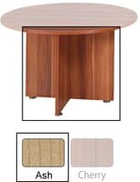 FF AVIOR 1200MM ROUND MTG TBL LEG ASH