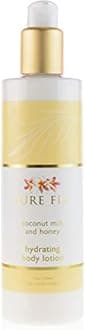 PURE FIJI Body Lotion Hydrating - Moisturizing Lotion for Dry Skin with Coconut Milk and Vitamin E, Organic Body Lotion For Women and Men, Coconut Milk and Honey Scent, 12 oz