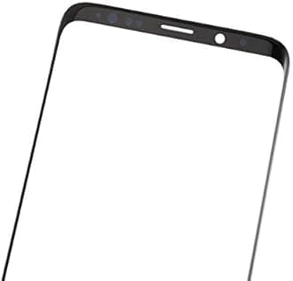 ABUSVEX Original Galaxy S9+ Screen Replacement Front Outer Lens Glass Screen Replacement Repair Kit for Galaxy S9 Plus G965 Series (Galaxy S9+ 6.2 inch Black)