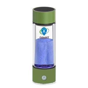 Hydrogen Alkaline Water Bottle Machine Maker Hydrogen Water Generator Ionizer with SPE and PEM Technology,US Membrane Make Hydrogen Content up to 800-1200 PPB and PH of 7.5-9.0 (Green)