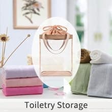 Travel Toiletry Bag, Clear Makeup Bag for Women, TSA Approved Toiletry Bag, Waterproof Clear Bag Cosmetic Pouch, Transparent Makeup Organizer, Carry on Airport Airline Compliant, Brown