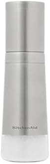 Stainless Steel Filled Salt Grinder, 8 Inch