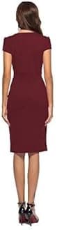 CEASIKERY Women's Business Retro Cocktail Pencil Wear to Work Office Casual Dress