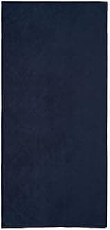 Brentfords Beach Towel Holiday Essentials, Beach Towels for Adults Quick Dry Towel Swimming Pool Gym Yoga Microfibre Towel Large Sand Free, Navy Blue Set of 2