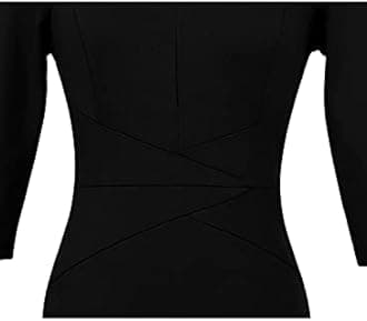 VFSHOW Womens Slim Zipper Up Work Business Office Party Bodycon Pencil Sheath Dress