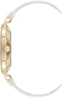 Nine West Women's Floral Dial Smooth Strap Watch