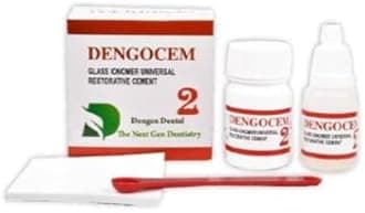 Glass Ionomer Cement GIC - Pack of 3 Bottles Powder + 3 Bottles Solution dengen brand