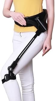 Rusopobe Lower Limb Assistance Walking Aid, Bionic Body Power Walking Aids Rehabilitation Training Leg Walking Training for Adults Elderly(Left,Small)