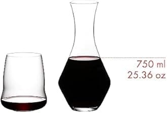 RIEDEL SL Stemless Wings Set 4 Glasses with Decanter