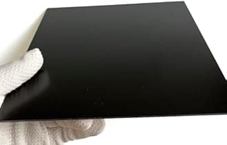 G10 Fiberglass Garolite 3D Printer Build Surface Plate Semi-Flexible Sheet 220mm/8.66"(Black Color)