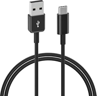 100FIT 3A Fast Charging 1m Type C Cable for Smartphones, Tablets & other Type C devices, 480Mbps Data Sync, Quick Charge 3.0 (Black)