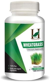 H&C Herbal Ingredients Expert Wheat grass - 450mg - 120 Capsules for Immunity Booster & Blood Purifier - Pack of 1