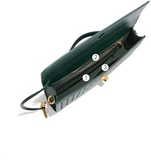 Covelin Women's Handmade Woven Evening Bag Leather Shoulder Clutch Handbag Fashion Crossbody Purse