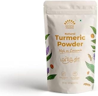 The Divine Foods Organic Turmeric Powder High Curcumin-250 Gm