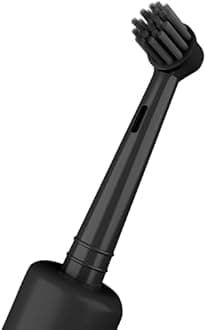 Perfora Adult Battery Powered Replacement Brushhead For Pro+ Oscillating Toothbrush|8800 Rpm, 1 Mode, 2 Min Auto Timer, 360° Motion - Limitless Black,1 Count