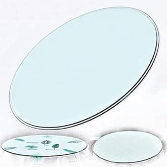 16-40in(40-100cm) Round Tempered Glass Table Top, Round Dining Table Top, Clear Glass Table Cover Protector, 9mm Thick/Smooth/Easy To Clean (Size : 28in/70cm)