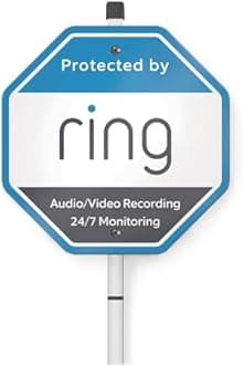 Ring Security Yard Sign - Alarm Monitoring