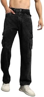 Hubberholme Men Cotton Relaxed Fit Mid-Rise Casual Jeans 31