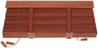 2" Slats Wooden Venetian Blinds for Windows 20" 28" 32" 36" 40" 48" 56" 64" 66" 70'' Windows Blinds for Bedroom Bathroom Living Room, Cordless Privacy Venetian Shades(Bronze)