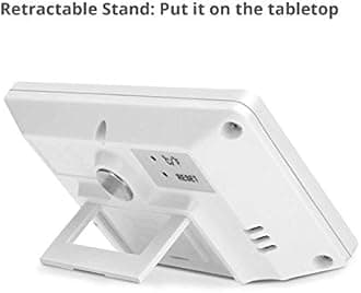 Digital Thermometer Indoor Hygrometer Room Temperature Monitor Humidity Gauge with Big Screen Stand Wall Hanging Magnet Greenhouse House Kitchen Car