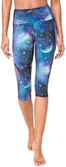 Sugar Pocket Womens Outdoor Capris Fitness Tights Leggings Walking Running Yoga Pants M