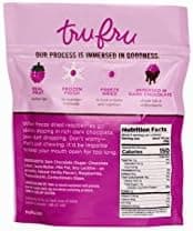 Tru Fru RASPBERRY PACK | 100% Freeze-Dried Fresh Raspberries Covered in Premium Dark Chocolate. 6ct-Pack Case, 4.2oz, 24 Servings (6-Raspberry)