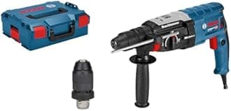 Humutan Professional 0611267601 GBH 2-28 F Rotary Hammer (SDS Plus Quick-Change, 13 mm Keyless Chuck, up to 28 mm Drilling Diameter, Kickback Protection, in L-BoxX), 880 W, 230 V, Standard