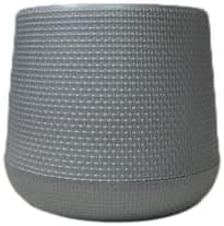 Credence Multicolour Self Watering Pots 9 inch/Self Watering Pot/Flower pots/Virgin Plastic Multicolour Flower Pot/Plant Pots for Home Decor, Living Room and Office Decor (Grey)