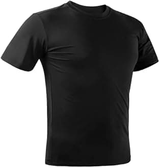 2&5 Pack Men's Sports T Shirts,Crew Neck Breathable Quick-Dry Short Sleeve, Lightweight Gym Tee for Athletic Running Casual