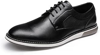 Bruno Marc Men's Plain Toe Casual Oxford Shoes Business Formal Derby Dress Sneakers