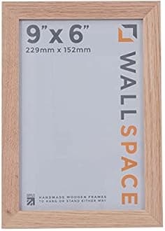 9 x 6 - 21mm Solid Oak Photo Frames by Wall Space