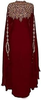 WUBU Women's Kaftan Maxi Dress Evening Gowns Evening Dresses Wedding Dress Cocktail Dress