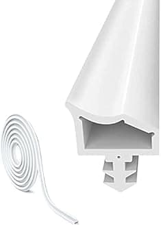 Draught Excluder for Doors, EUBSWA Draft Excluder Door Strip Bottom Window Seal Strip Self-Adhesive Draught Excluder Window Insulation Dustproof Weatherproof