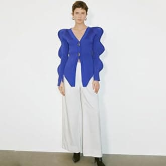 URBAN REVIVO Women's Knit Cardigan Sweaters Long Sleeve Button Down Open Front Casual Outwear Trendy 2025