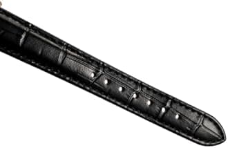 Quartz Watch for Women, Lady Stylish Square Dress Watch with Leather Strap and Sapphire Crown