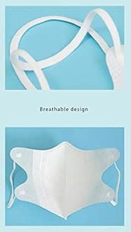 3D Protective Face Mask for Adults with Elastic Ear loop (20pcs/box)