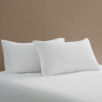 DAPU100% Linen Pillowcases 20x40 Inches Pillow Cases (Pack of 2) with Envelope Closure, Stone Washed Breathable and Cooling (White, King)OEKO-TEX STANDARD 100