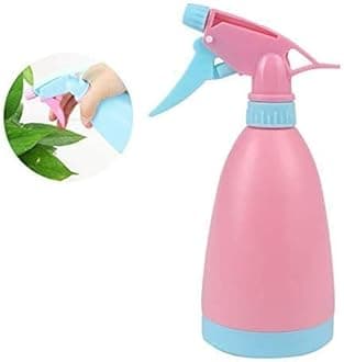 JAMUNESH ENTERPRISE Spray Bottle 350ml Empty Ultra Fine Plastic Water Mist Sprayer – For Hairstyling, Cleaning, Salons, Plants, Essential Oil Scents & More (1 Pcs Multicolour)
