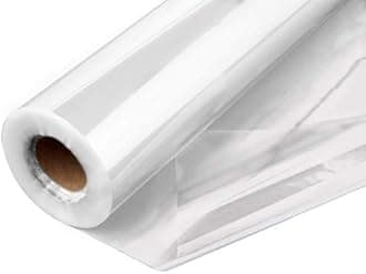 Clear Cellophane Wrap - 31.5 Inch Wide x 100 Ft Long, Thick, Food Safe Cello Roll for Baskets, Gifts, Flowers - Folds to 16 Inch, Unfolds to 31.5 Inch