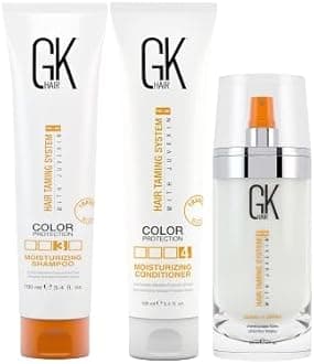 Global Keratin Moisturising Shampoo and Conditioner Set, Travel Size Leave-in Conditioner Spray, All Hair Types