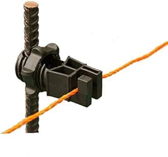 Gemi Elettronica Electric Fencing insulators for metal posts for electric fences 500 pieces for animals wild boar dogs cows horses pigs hens