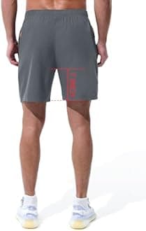 UIQUR Mens Athletic Shorts Running Shorts Quick Dry Workout Shorts 7"/ 9" Lightweight Gym Basketball Shorts Zipper Pockets