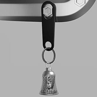 Motorcycle Bell Biker Guardian Luck Riding Bells Car Key Chain Ring Accessories with Motorcycle Bell Hanger