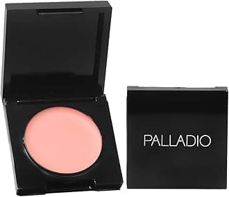 Palladio Under Eye Brightener, Conceal, Brightens, Reduces Appearance of Dark Circles, With Caffeine Peptides & Vitamin E, Tired Skin Color Correcting Brightener & Primer, Light to Medium (Soft Pink)