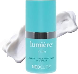 NEOCUTIS Lumiere Firm - Illuminating and Tightening, Anti-Aging Eye Cream - Brighten, Hydrate, and Soothe - for Dark Circles, Puffiness, and Wrinkle Prevention - Travel-Friendly - 15 ml / 0.5 fl oz