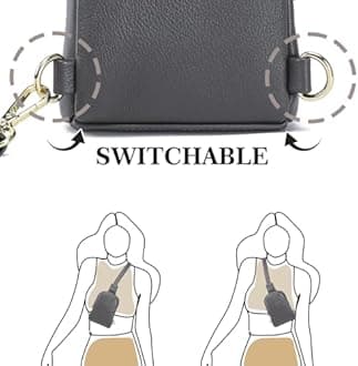 INICAT Travel Small Crossbody Sling Bags Women Vegan Leather Purses Fanny Packs Cross Body Bag Birthday Gifts, Gray, Small, Casual