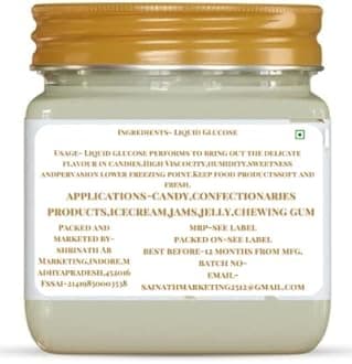 La Aromatic Liquid Glucose 300gm,Liquid Glucose for Making Cake and ice Cream, Sweetener for Deserts